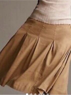 Maeve by Anthropologie khaki drop waist skirt 10